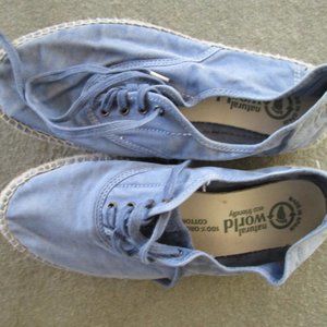 Cotton and Hemp Platform Sneakers
